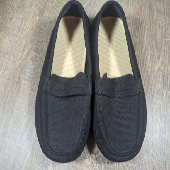 Rothy's The Driver Black Slip On Driving Loafer Shoes Women's Size 10 - Picture 4 of 14